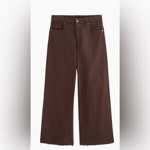 AG Jeans Saige Wide-Leg Stretch Crop Jeans